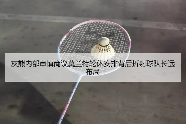 灰熊内部审慎商议莫兰特轮休安排背后折射球队长远布局